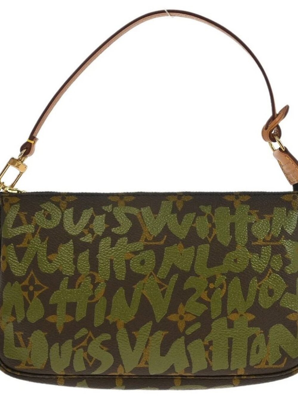 Louis Vuitton khaki Graffiti Pochette Accessoires Handbag